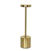 13" Gold Metal Table Lamp