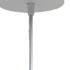 Clear And White Simple Iron Ceiling Light With Clear Shades