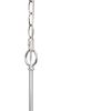 Clear And Silver Sphere Three Light Iron Ceiling Light With Silver Shades
