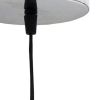 Silver And Clear Simple Iron Ceiling Light With Clear Shades