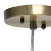 Natural And Silver Unique Statement Rattan Ceiling Light With Natural Shades