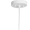 White Sphere Hemp Ceiling Light With White Shades