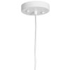White Sphere Hemp Ceiling Light With White Shades