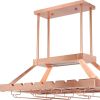 Copper Kitchen Island Two Light Iron LED Edison Bulb Flush Ceiling Light