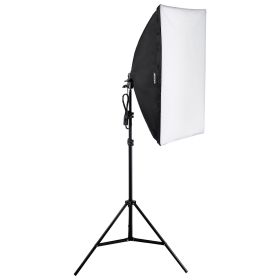 VEVOR Softbox Lighting Kit 20 in x 28 in 30W 5500K LED Bulbs Adjustable Stand