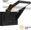 Inowel Solar Wall Lights Outdoor Motion Sensor Wall Sconce Dimmable Porch Lights 11611HB