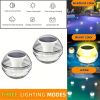 Swimming Pool Lights Solar Floating Light with Multi-Color LED Waterproof Outdoor Garden Lights 6pcs
