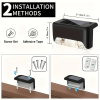 16/32PCS solar outdoor light, spring camping outdoor light, outdoor LED step light, solar charging, suitable for balconies, terraces, stairs, fences
