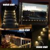 8/16/32 solar outdoor deck lights, garden lights, atmosphere lights, LED walk lights, light source control, suitable for balconies, terraces
